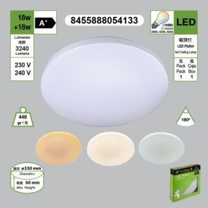 plafon-led-totalmente-blanco18w--18w-regulable-en-3-colores-luz-blancaluz-calida-y-luz-amarilla