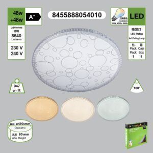 plafon-led-con-diseno-de-espuma-con-marco-de-plastico-regulable-en-3-colores-luz-blanca-luz-calida-y-luz-amarilla48w48w-