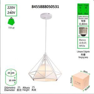 lampara-colgante-color-blanco-diamante--25x25x25-cm
