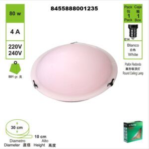 plafon-rosa-e14-