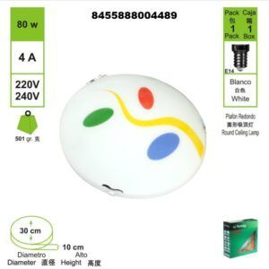 plafon-blanco-con-linea-amarilla-y-puntos-de-colores-e14-