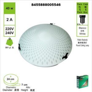 plafon-blanco-decoracion-patron-de-rombos-e14-