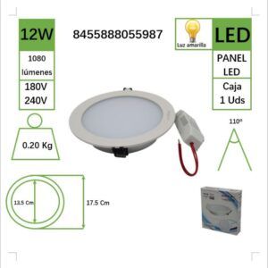 panel-led-empotrable-12-w-3000k