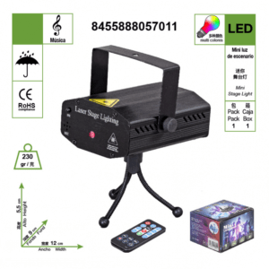 Proyector de estrellas láser holográfico LED